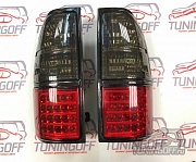 Стоп-сигналы (светодиодные красно черные) LAND CRUISER PRADO