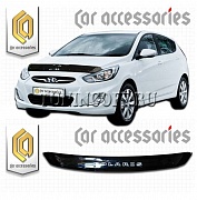 Дефлектор капота (черный) HYUNDAI SOLARIS