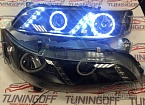 Фары (ангельские глазки  черные) TOYOTA MARK2 90