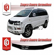 Очки на фары (серые) MITSUBISHI DELICA (98-05)