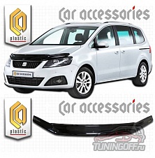 Дефлектор капота (черный) SEAT ALHAMBRA (2010-)