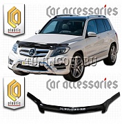 Дефлектор капота (серый) MERCEDES-BENZ GLK-Class (2012-)