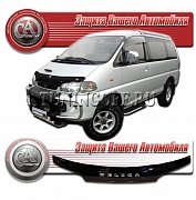 Дефлектор капота (прозрачный) MITSUBISHI DELICA / L400 (94-)