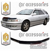 Дефлектор капота (серый) TOYOTA MARK2 QUALIS WAGON (97-02)