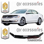 Дефлектор капота (черный) VOLKSWAGEN PASSAT B7 (2011-)