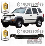 Дефлектор капота (прозрачный) JEEP LIBERTY (2002-2007)