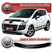 Дефлектор капота (серый) PEUGEOT 3008 (2009-2012)