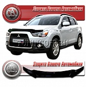 Дефлектор капота (черный) MITSUBISHI OUTLANDER SPORT / ASX (2010-)