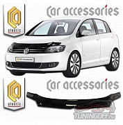 Дефлектор капота (черный) VOLKSWAGEN GOLF PLUS (2008-2014)