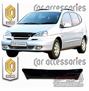 Дефлектор капота (прозрачный) CHEVROLET REZZO (2006-)