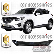 Дефлектор капота (черный) MAZDA CX-5 (2012-)