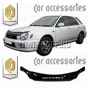 Дефлектор капота (серый) SUBARU IMPREZA / WRX GGA, GGB (00-01)