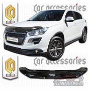 Дефлектор капота (черный) PEUGEOT 4008 (2012-)