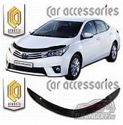 Дефлектор капота (прозрачный) TOYOTA COROLLA (2013-)