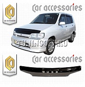 Очки на фары (чёрные) NISSAN CUBE (98-02)