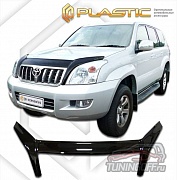 Дефлектор капота (серый) TOYOTA LAND CRUISER PRADO 120 (2002-2010)