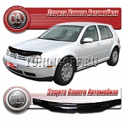 Дефлектор капота (прозрачный) VOLKSWAGEN GOLF 4