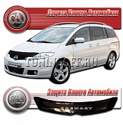 Дефлектор капота (черный) MAZDA PREMACY (2003-UP)