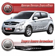 Дефлектор капота (прозрачный) HYUNDAI I20