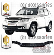 Дефлектор капота (прозрачный) CHEVROLET NIVA (2009-)