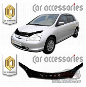 Дефлектор капота (черный) HONDA CIVIC (2000-2005) EU1-EU4, EP3