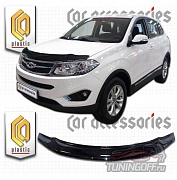 Дефлектор капота (cерый) CHERY TIGGO 5 (2014-)