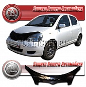 Очки на фары (Прозрачные) TOYOTA VITZ / YARIS (99-)
