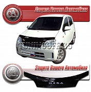 Дефлектор капота (черный) DAIHATSU MIRA (2002-2006)