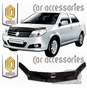 Дефлектор капота (серый) GEELY MK (2008-)