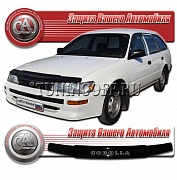 Дефлектор капота (черный) TOYOTA COROLLA Е100, 103 (90-01)