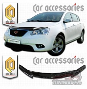 Дефлектор капота (серый) GEELY EMGRAND хэтчбэк (2012-)