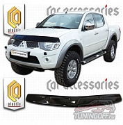 Дефлектор капота (прозрачный) MITSUBISHI TRITON  / L-200