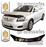 Дефлектор капота (прозрачный) TOYOTA AVENSIS универсал (2003-2008)