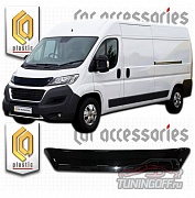Дефлектор капота (прозрачный) CITROEN JUMPER (2014-)