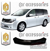Дефлектор капота (черный) NISSAN LAFESTA (2004-)