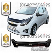 Дефлектор капота (прозрачный) CHEVROLET SPARK (2011-)