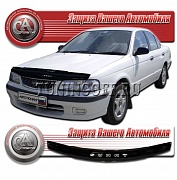 Дефлектор капота (прозрачный) NISSAN SUNNY (98-04)