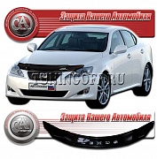 Дефлектор капота (прозрачный) LEXUS IS250 / IS350 (06-)