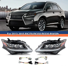Фары стиль 2020 3 линзы LEXUS RX (2012-2015)