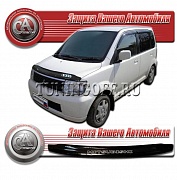Дефлектор капота (черный) MITSUBISHI eK-WAGON