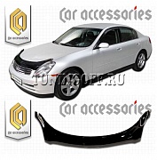 Дефлектор капота (прозрачный) INFINITI G35