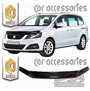 Дефлектор капота (серый) SEAT ALHAMBRA (2010-)