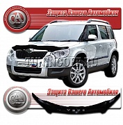 Дефлектор капота (прозрачный) SKODA YETI (2009-)