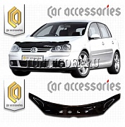 Дефлектор капота (черный) VOLKSWAGEN GOLF V