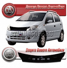 Дефлектор капота (черный) CHERY KIMO