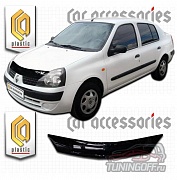 Дефлектор капота (серый) RENAULT SYMBOL (06-)
