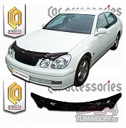 Дефлектор капота (серый) LEXUS GS300 (97-00)