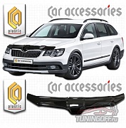 Дефлектор капота (черный) SKODA SUPERB (2013-)