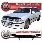 Дефлектор капота (черный) NISSAN PRIMERA (95-00)
