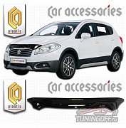 Дефлектор капота (черный) SUZUKI SX4 (2013-)